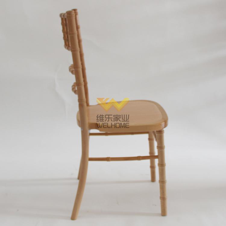 Light Brown wooden camelot chair for wedding/event